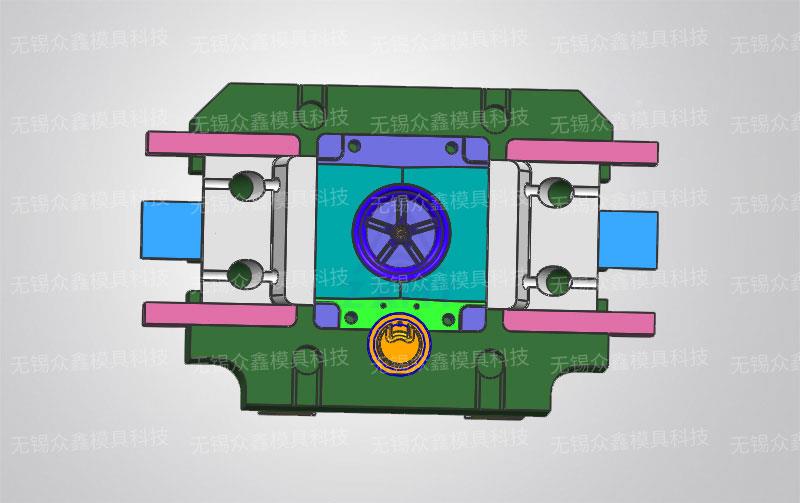 500T一體式輪轂模具